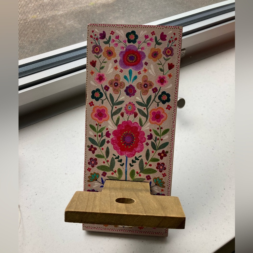 Wooden Phone Stand